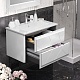 Opadiris Мебель для ванной Луиджи 80 подвесная белая матовая – фотография-24